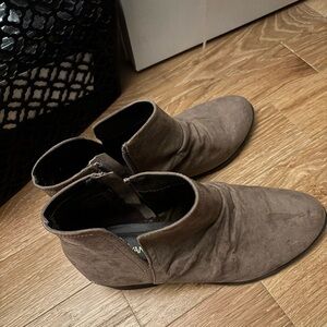 Lane Bryant Brown Ankle Boots